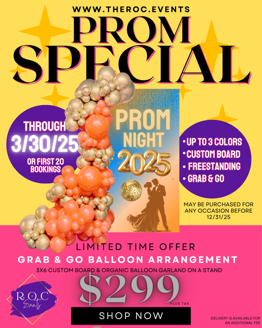 PROM SPECIAL: Grab & Go Balloon Arrangement 🎈✨