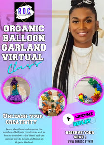 Organic Balloon Garland Virtual Class