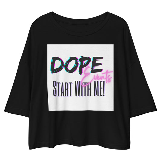 Start with me Crop Tee