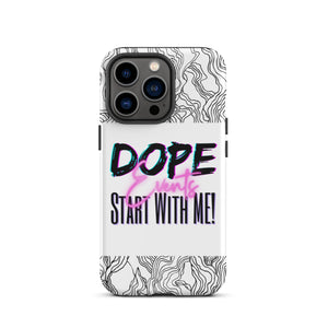 Start With Me Tough iPhone Case